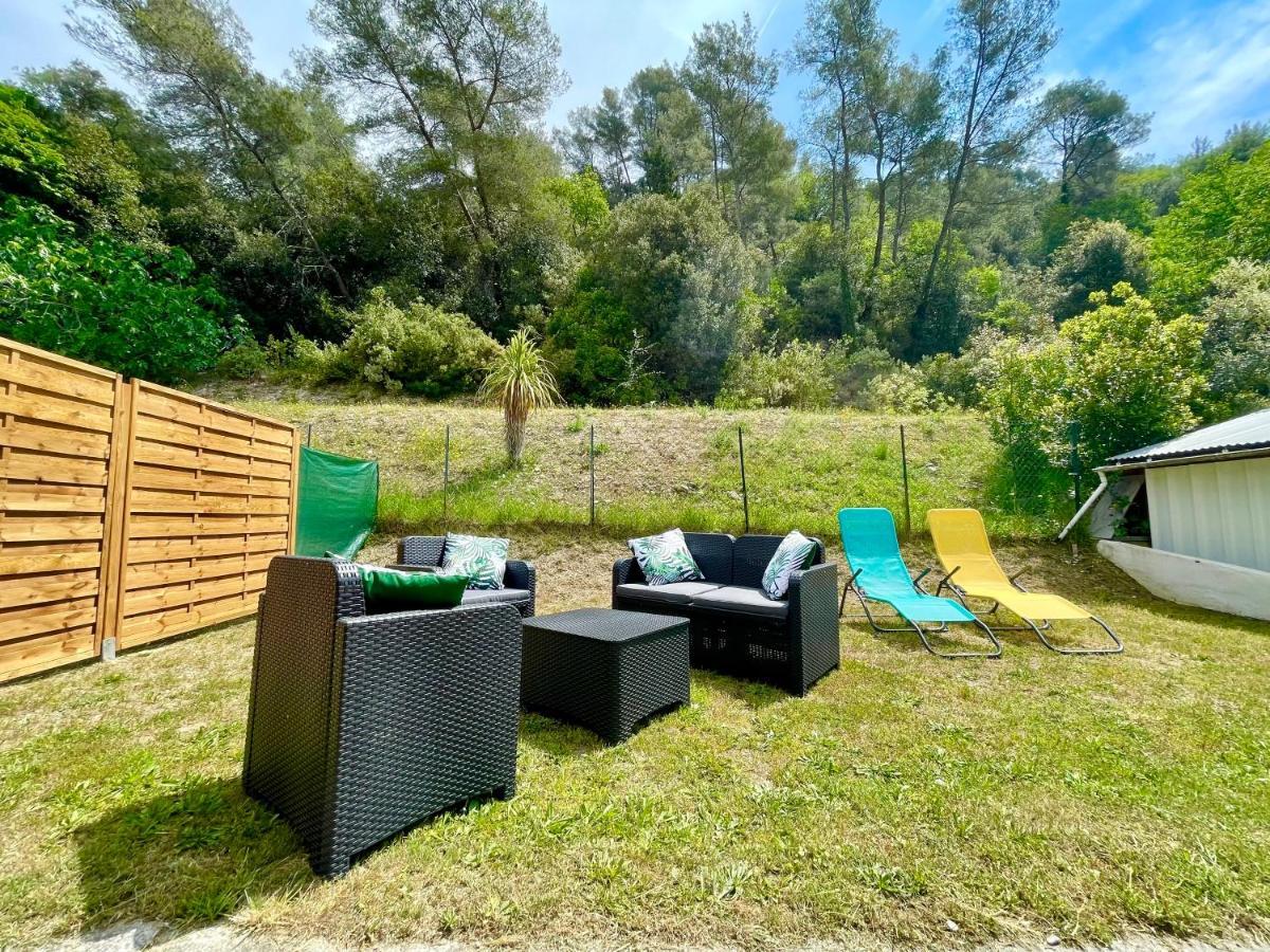 Cosy & Chill Appartements - 10 Min De La Mer - Jardin, Netflix, Terrasse, Fibre & Parking Cagnes-sur-Mer Exterior foto
