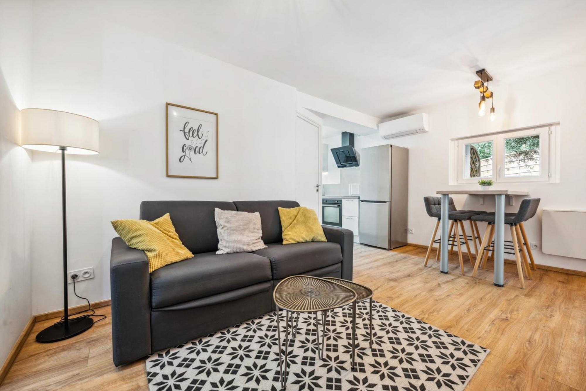 Cosy & Chill Appartements - 10 Min De La Mer - Jardin, Netflix, Terrasse, Fibre & Parking Cagnes-sur-Mer Exterior foto
