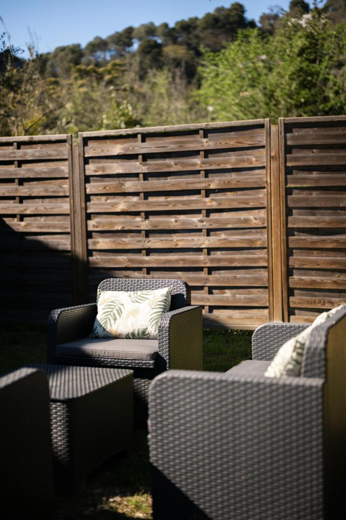Cosy & Chill Appartements - 10 Min De La Mer - Jardin, Netflix, Terrasse, Fibre & Parking Cagnes-sur-Mer Exterior foto